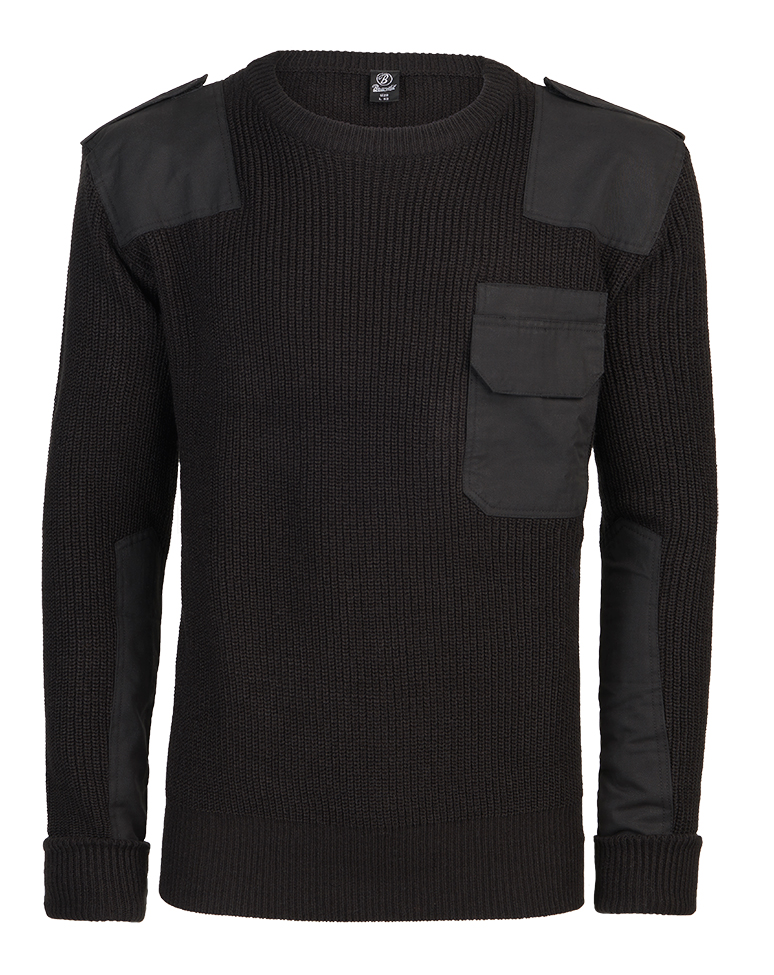 BW Strickpullover schwarz