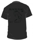 Black Flag - My War TShirt schwarz auf schwarz