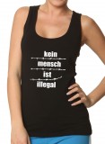 Kein Mensch ist illegal - Tank Top (barbwire)