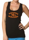 Refugees Welcome (ORANGE) Tank Top