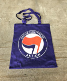 Antifaschistische Aktion - Stoffbeutel Purple
