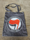 Antifaschistische Aktion - Stoffbeutel Grau