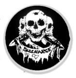 Discharge skulls - Button