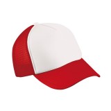 MeshCap - White-Red