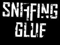 Sniffing Glue - Aufnäher Schrift-2 Zeile