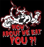 How About We Eat You - Aufnäher