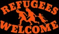 Refugees Welcome (ORANGE) Aufnäher