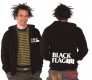 Black Flag - big logo (whiteprint) Zipper