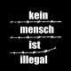 Kein Mensch ist illegal -Aufnäher